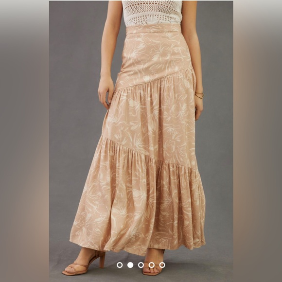 Anthropologie Dresses & Skirts - Significant Other Ruffle Maxi Skirt